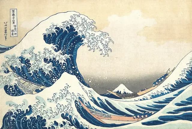 The Great Wave off Kanagawa - Hokusai